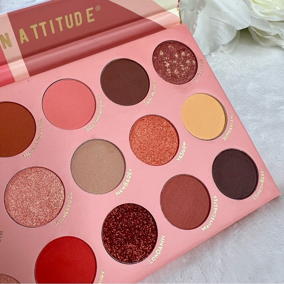 RUDE NEW Eyeshadow Palette United Peachy Nudes 21 Colors Vegan Friendly NWT - Picture 5 of 16
